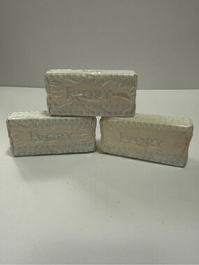 Ivory Classic Bar Soap Pack lot of 3 vintage bars Ivory body soap like old days